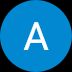 Letter A, Business Owner Avatar Placeholder