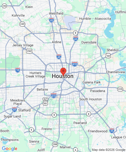 Map to Princess Dental Staffing Agency office in Houston, TX