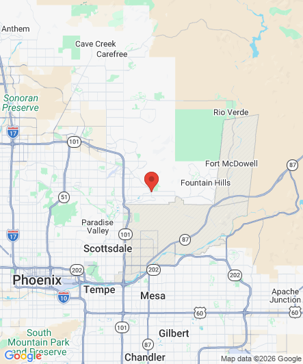 Map to Princess Dental Staffing office in Scottsdale, AZ
