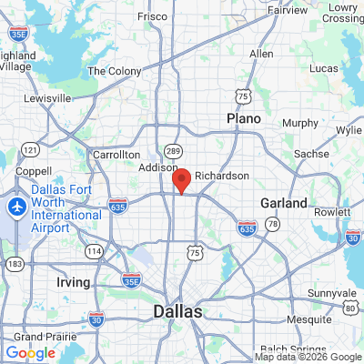 Click for directions Map to Superior Smiles office in Dallas, TX